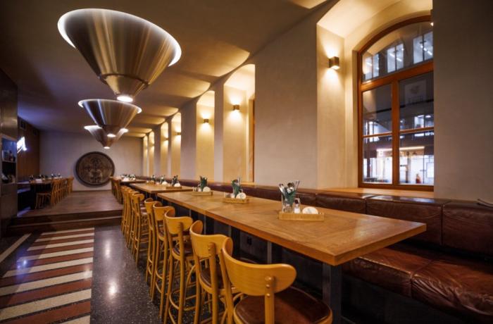 Conical stainless steel lights